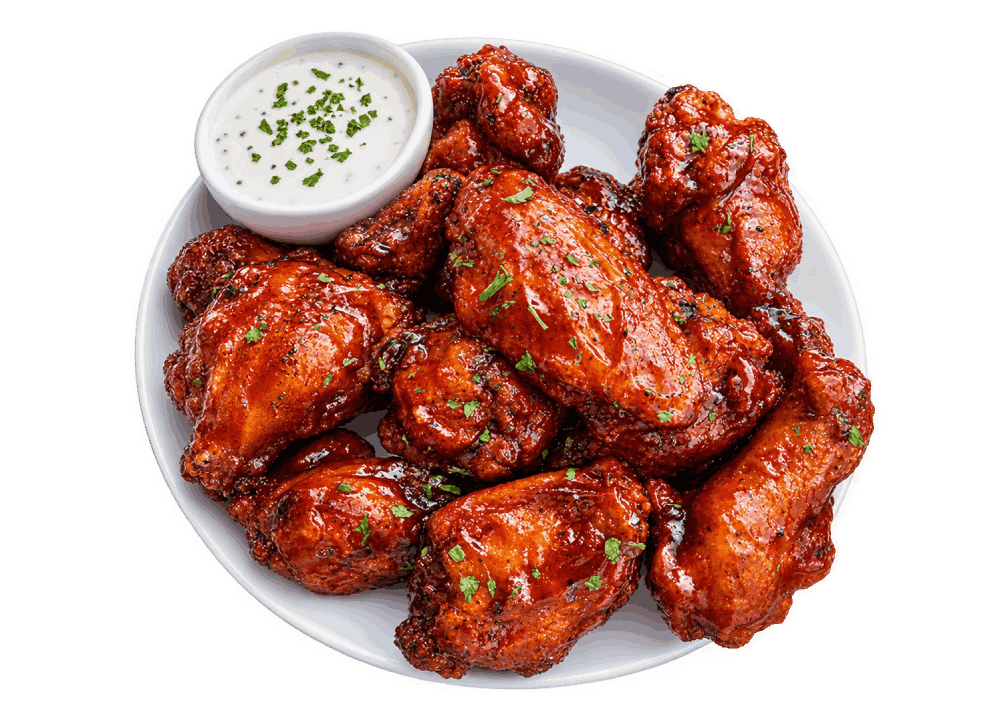 Star Pizza & Kebab bbq chicken wings in Portlethen.